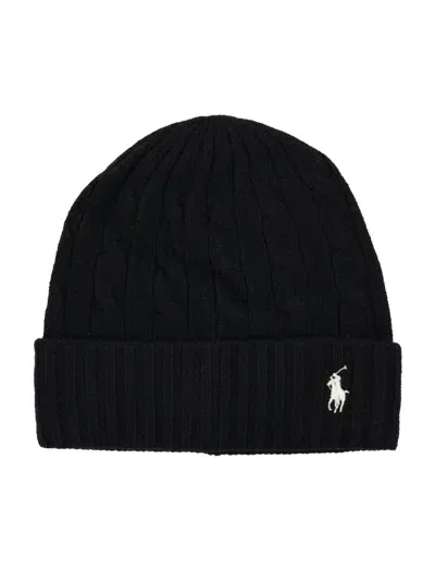 Polo Ralph Lauren Beanie Cable In Black