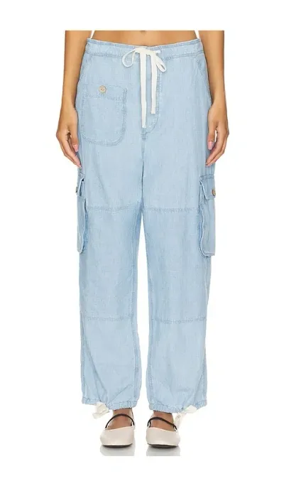 Polo Ralph Lauren Cargo Ankle Pant In Blue