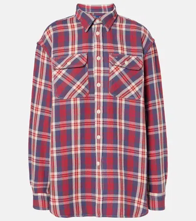 Polo Ralph Lauren Checked Cotton Twill Shirt In Multi