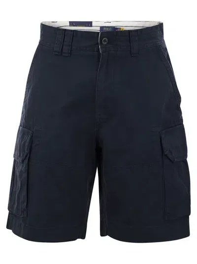 Polo Ralph Lauren Classic Fit Twill Cargo Short In Blue