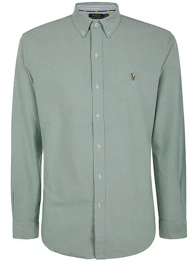 Polo Ralph Lauren Classic Oxford Long Sleeve Sport Shirt In Green