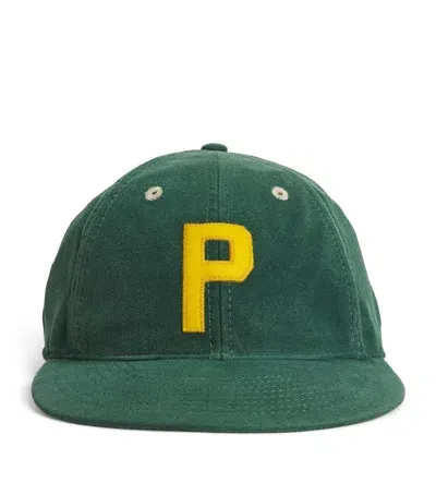 Polo Ralph Lauren Cotton 'p' Cap In Green