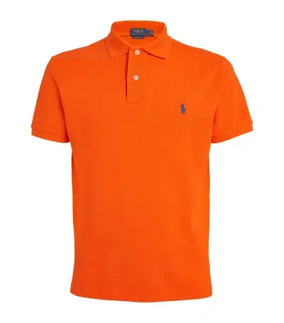 Polo Ralph Lauren Cotton Polo Shirt In Orange