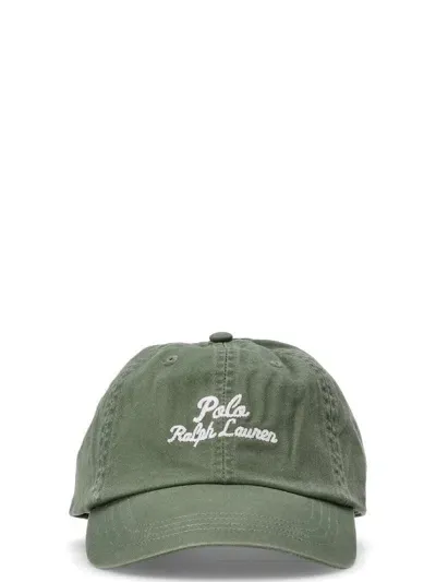 Polo Ralph Lauren Cotton Logo Baseball Cap In Green