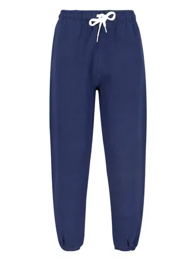 Polo Ralph Lauren Logo Track Pants In Blue