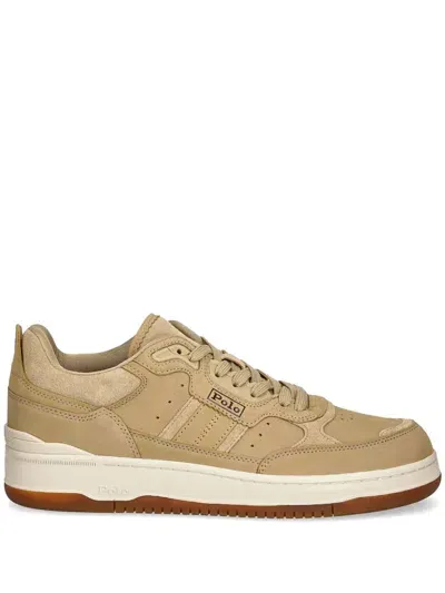 Polo Ralph Lauren Masters Sport Sneakers In Neutrals