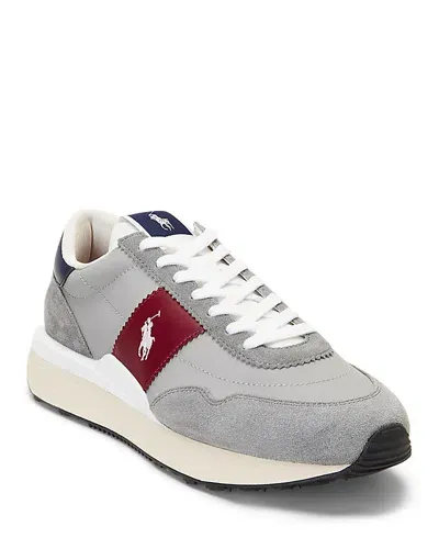 Polo Ralph Lauren Men's The Train 89 Sneakers In Grey Multi