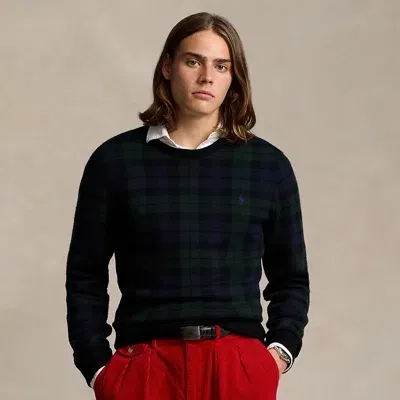 Polo Ralph Lauren Plaid Washable Wool Jumper In Multi