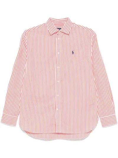 Polo Ralph Lauren Polo Pony-motif Shirt In Orange