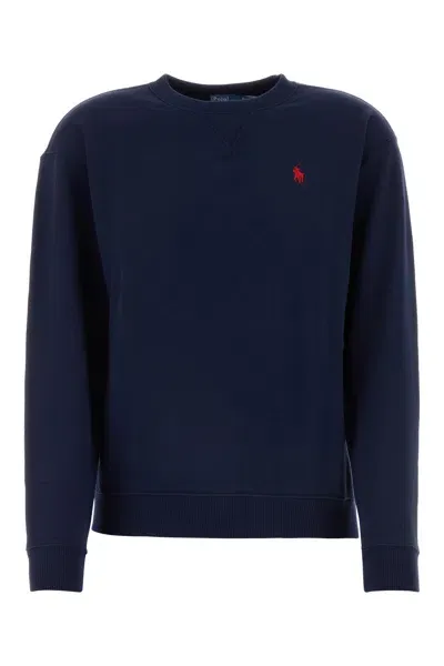 Polo Ralph Lauren Prl Cn Po-long Sleeve-sweatshirt-m Nd  Female In Navy