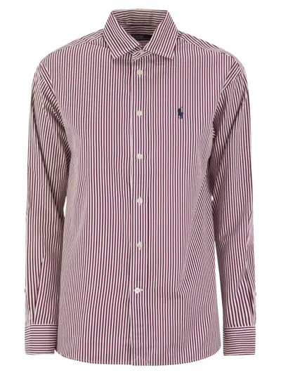 Polo Ralph Lauren Relaxed-fit Striped Cotton Shirt In Multi