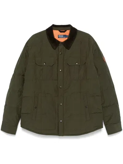 Polo Ralph Lauren Ripstop Down Jacket In Green