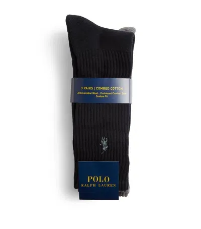 Polo Ralph Lauren Sport Socks In Black