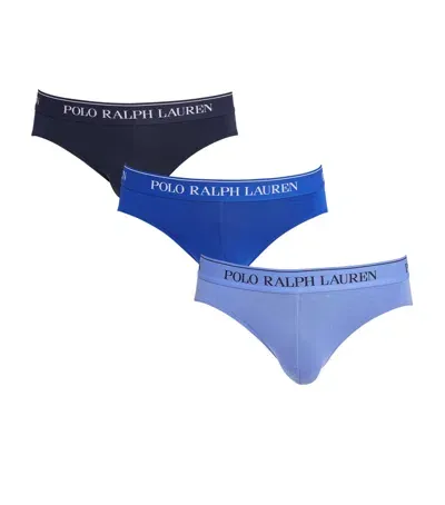 Polo Ralph Lauren Stretch-cotton Low-rise Briefs In Multi