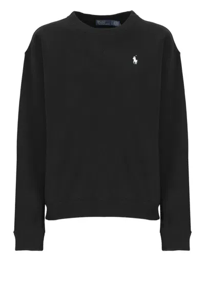 Polo Ralph Lauren Sweatshirt With Pony In Black