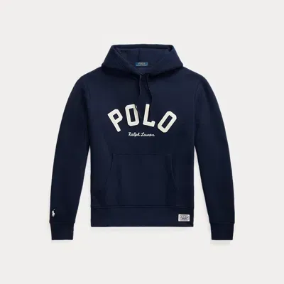 Polo Ralph Lauren The Rl Fleece Logo Hoodie In Blue