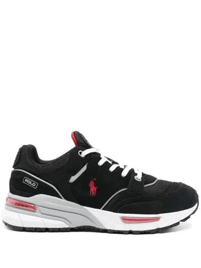 Polo Ralph Lauren Trackstar 250 Sneakers In Black