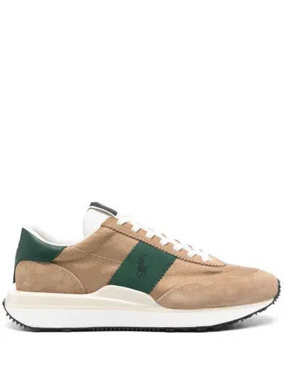 Polo Ralph Lauren Train 89 Sneakers In Neutrals