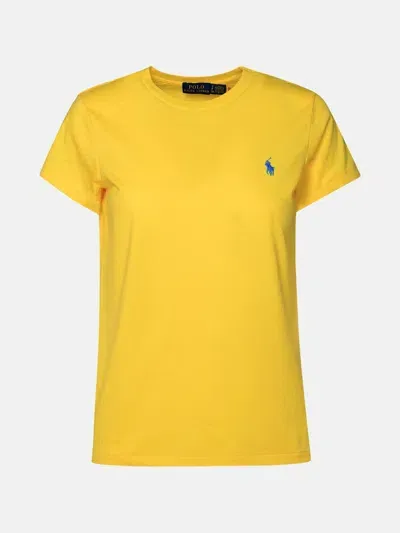 Polo Ralph Lauren Yellow Cotton T-shirt