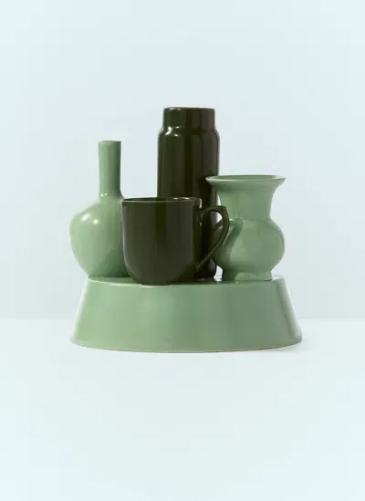 Polspotten Hong Kong Vase In Green