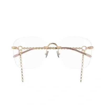 Pomellato Pm0115o Eyewear In Gold Gold Transparent