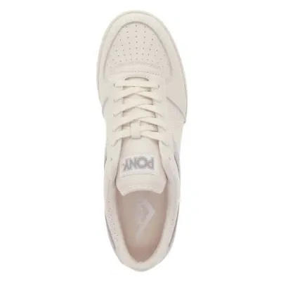 Pony Linebacker Lux Sneakers In Off White/grey