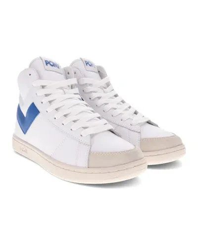 Pony M-pro High Sneakers In White,blue