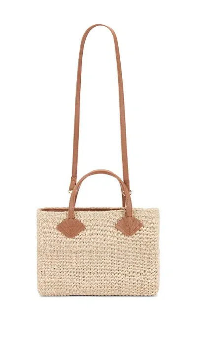 Poolside Tote-bag Aus Stroh In Beige