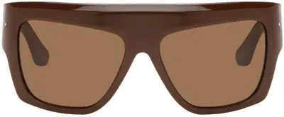 Port Tanger Brown Hal Sunglasses In Alkakaw/tobacco