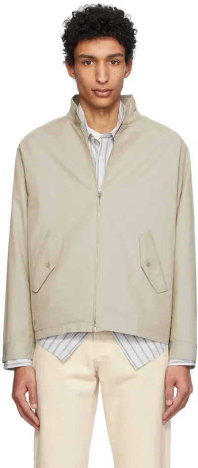 Pottery Beige Lightweight Jacket In Bx Beige Saxe