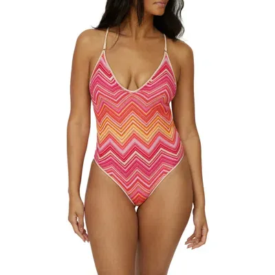 Pq Swim Margot One-piece Swimsuit In Cayenne