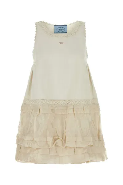 Prada Kids' Abito-38 Nd  Female In Neutral