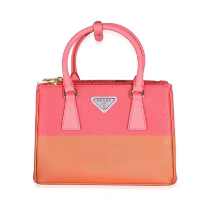 Prada Small Galleria Saffiano Special Edition Bag In Pink