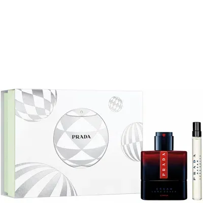 Prada Luna Rossa Ocean Parfum 50ml Gift Set In White