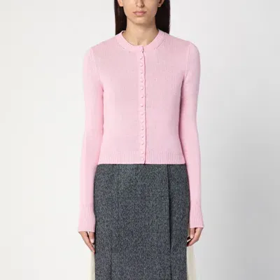 Prada Pink Cashmere Cardigan