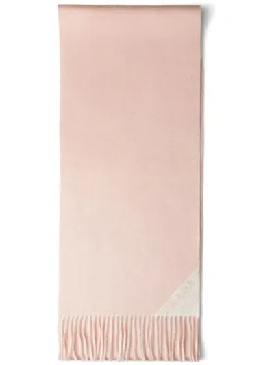 Prada Reversible Cashmere Scarf In Pink