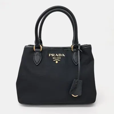 Pre-owned Prada Tote And Shoulder Bag In Black