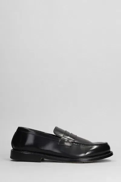 Premiata Loafers In Black Leather