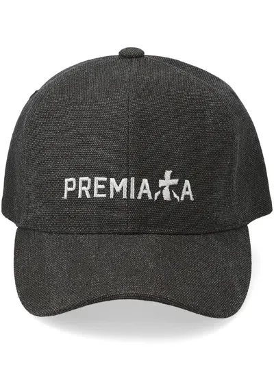 Premiata Logo-embroidered Baseball Cap In Gray