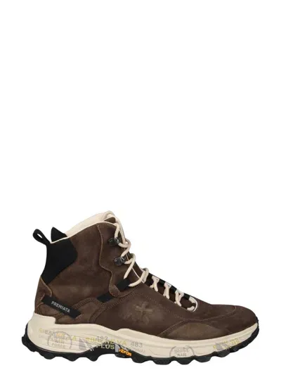 Premiata Saintcross 381 Sneakers In Brown