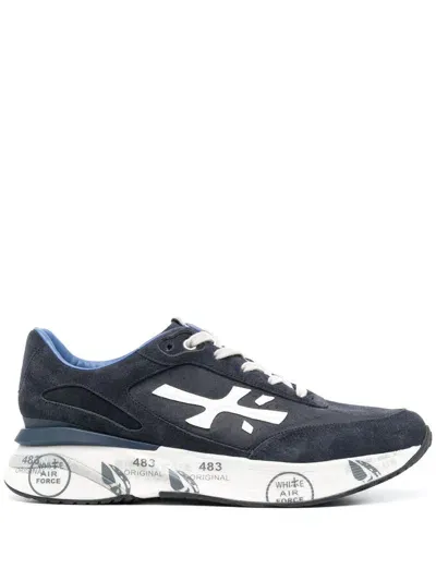 Premiata Moe Run Sneakers In Blue