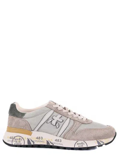 Premiata Sneakers In Beige/grigio