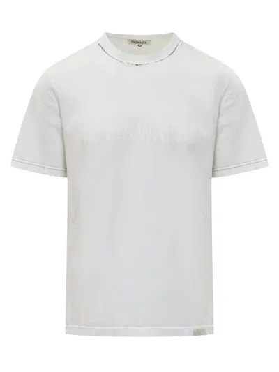 Premiata T-shirt With Print In White