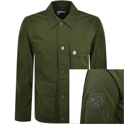 Pretty Green Heathen Overshirt Khaki