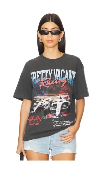 Pretty Vacant La Racing Tee In 黑色