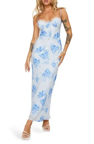 Princess Polly Hamri Floral Maxi Slipdress In White