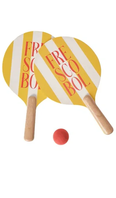 Printworks Frescobol Beach Tennis In Yellow