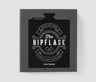 Printworks The Essentials - Hip Flask In Black