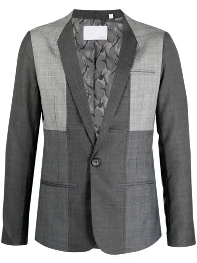 Private Stock The Martel Shawl-lapels Blazer In Grey