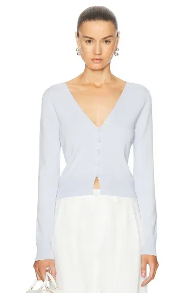 Proenza Schouler Addie Cardigan In Sky Blue